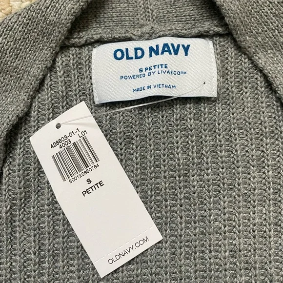 OLD NAVY | Open Front Long Cardigan Sweater Small Petite - Picture 11 of 16